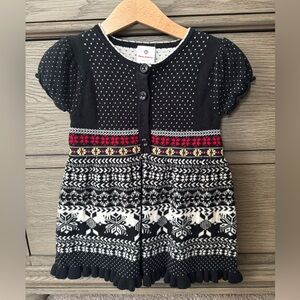 Hanna Andersson Holiday Christmas fair aisle dress 2T